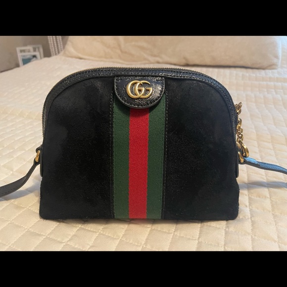 Gucci suede cross bag - Picture 8 of 14